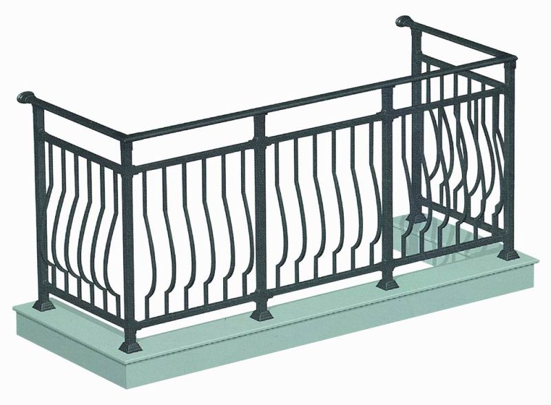 Assembled Powder Coating Aluminum Balcony Railing