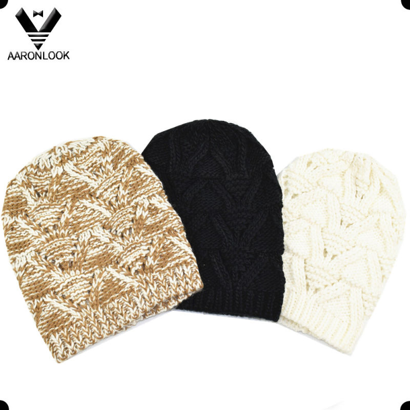 100% Acrylic Long Knit Beanie