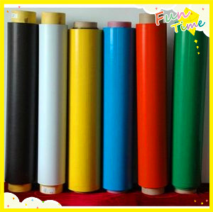 Surface Release Paper PVC Colorful Flexible Rubber Magnets Roll