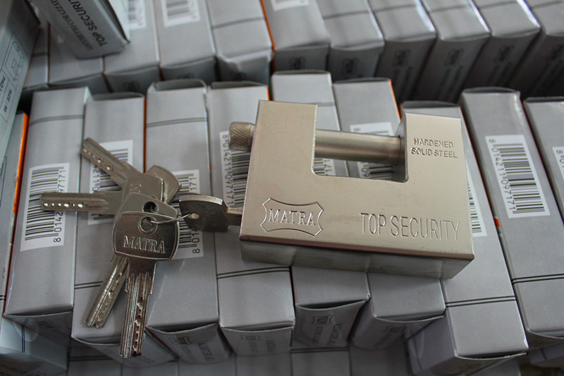 Armoured Lock, Ske Golden Color Inside Lock, Steel Padlock Al-92