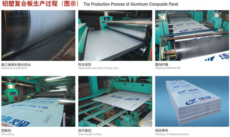 PE PVDF Coating Mirror Aluminum Composite Material