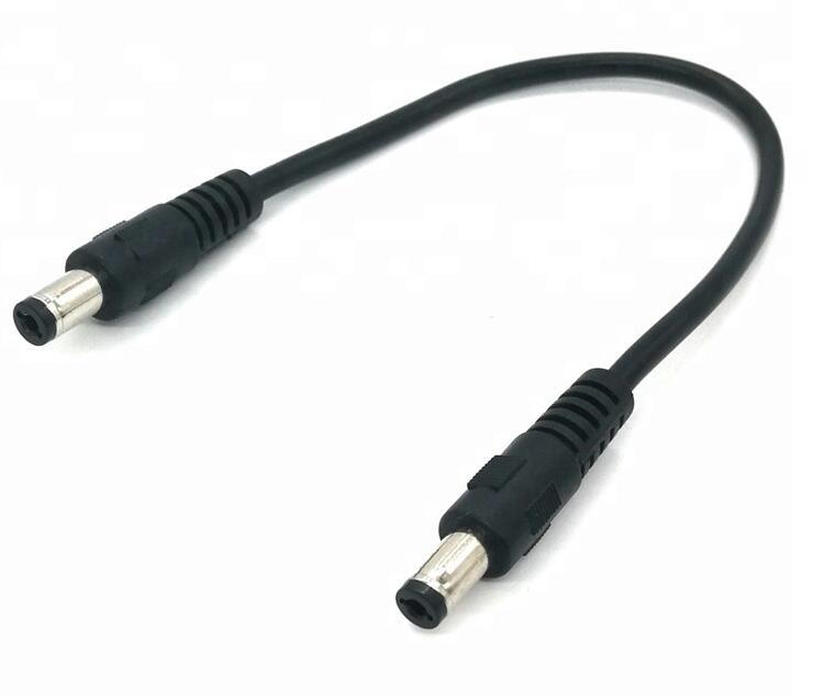 5.5X2.1mm Male Right Angle Plug DC Connector Power Cable