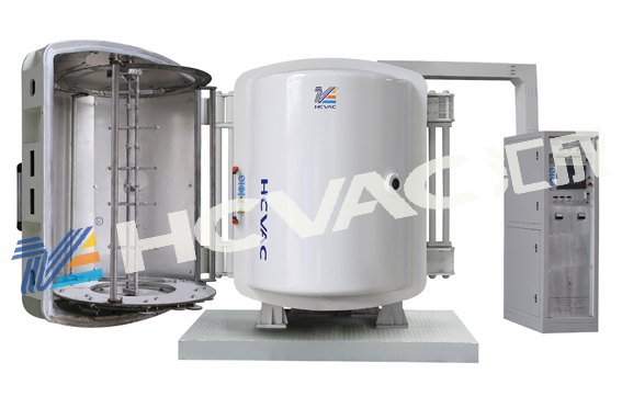 Hcvac Plastic Color Metallization Vacuum Metallizer, Vertical Double Chamber Vacuum Coater