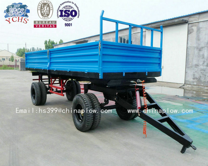Hot Sale New Design High Quality Farm Trailer Matched with Tractor