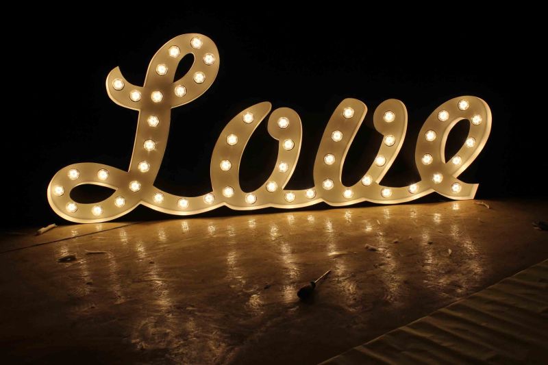 Fabulous Vintage Style Decoration Bulb Letters