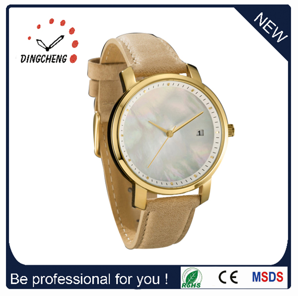 2015 Luxury Gold Women Wrist Watch, Lady Quartz Watch (DC-1053)