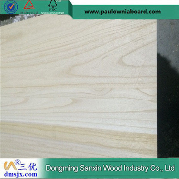 3mm A Grade Glued Paulownia Board Kiln Dried