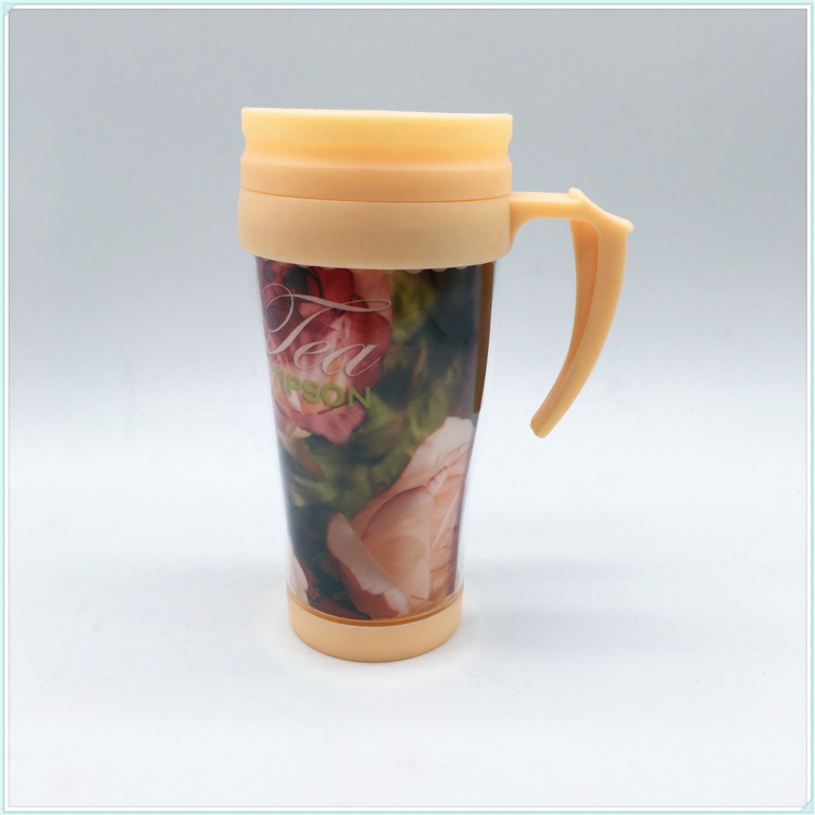 Promotional Wholesale Custom Design Coffee Travel Mug Plastic Tumbler