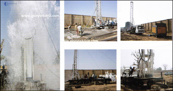 c200ca truck mounted water drilling rig