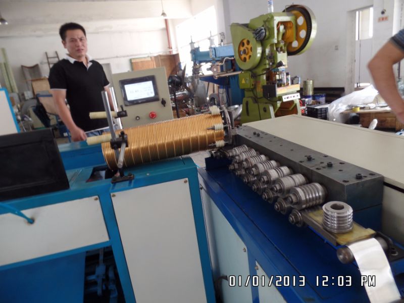 Spiral Flexible Aluminum Foil Duct Machine (ATM-300A)