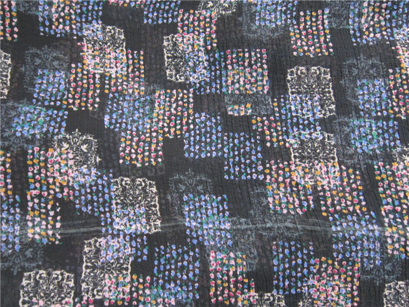 Nanometer Crepe Chiffon Fabric for Garment (XSC014)