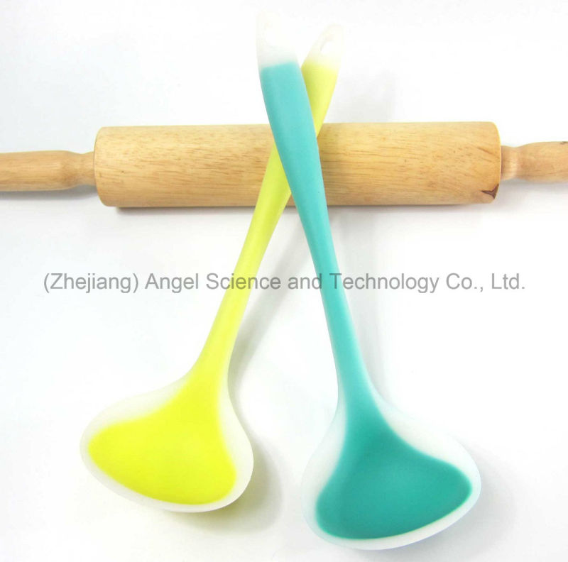 Big Size Hot Sale Translucent Silicone Ladle & Silicone Spoon Sk33