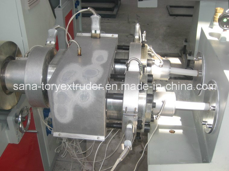 High Efficiency 20-63mm PVC Plastic Double Pipe Extrusion Machine Line