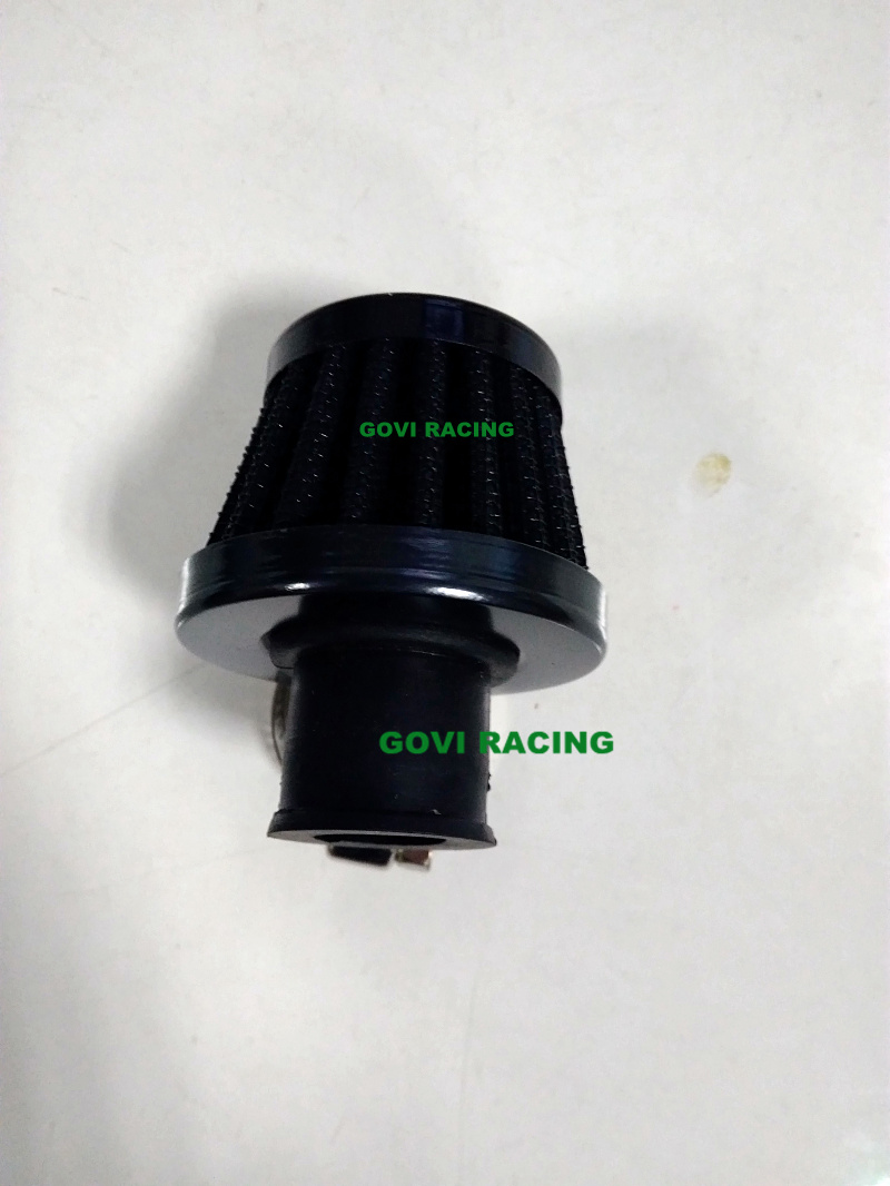 Black 15mm Car Air Breather Filters for Motorcycle Air Intake Pipe