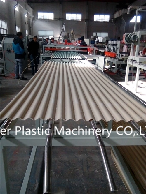 PVC Glazed Roof Tile Extrusion Line