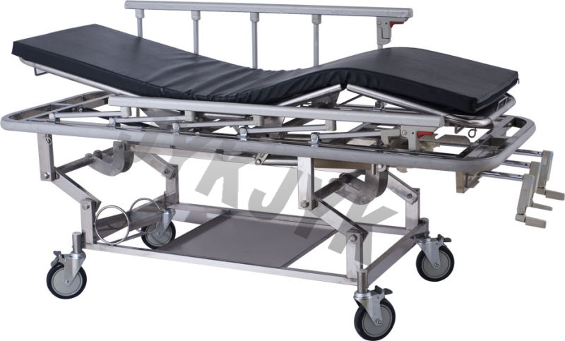 Stainless Steel Stretcher with Four Castors