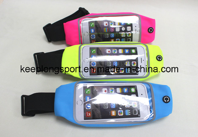 Fashionable Customized Lycra Material Waist Bag for iPhone