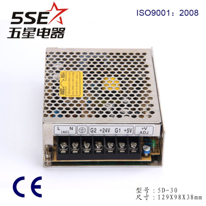 Factory Price D-30 32W 35W Single Output Switching Power Supply DC 4A 5V 12V 24V