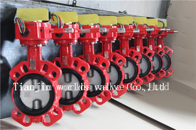 Wafer Type Two PCS Stem Butterfly Valve with Positioner (D71X-10/16)