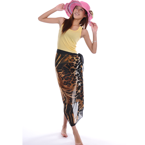 Classical Leopard Pattern Polyester Sarong