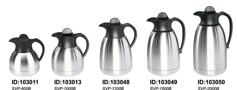 Double Wall Vacuum Coffee Pot Europe Style Svp-1000b