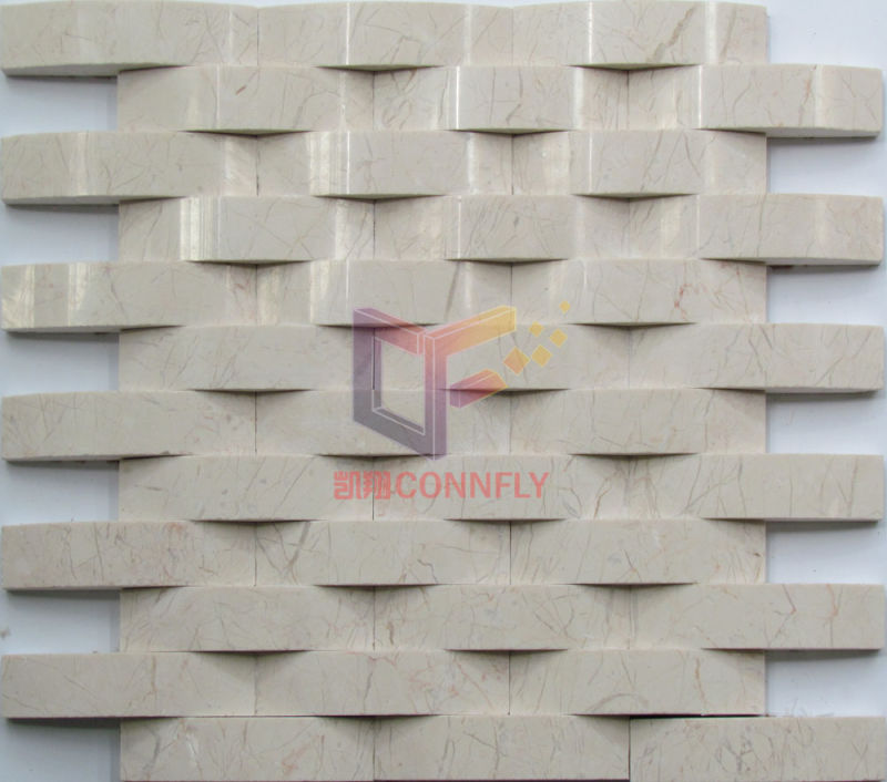 Bevel Edge Luxury Natural Marble Mosaic (CFS1055)