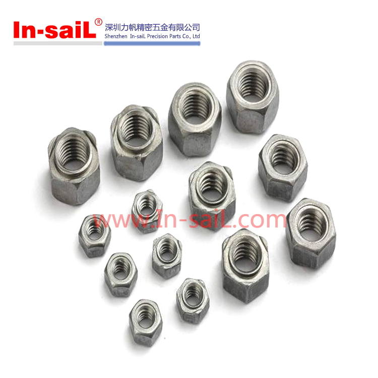 DIN928 Quadrangle Welding Nuts Carbon Steel Furniture Nuts