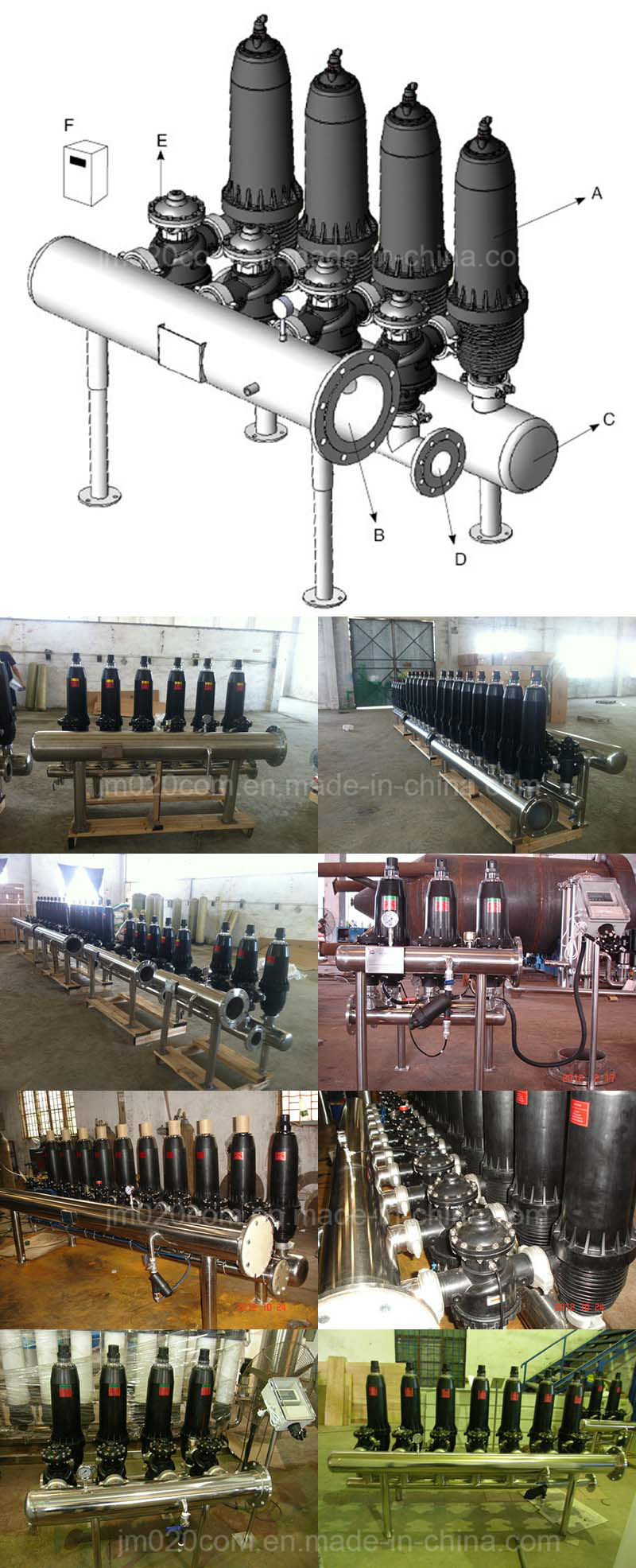 Irrigation Water Disk Filter for Water Treatment Equipmenty