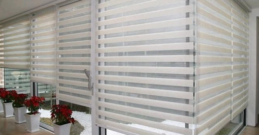 Motorized Zebra Blinds