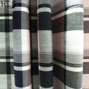 100% Cotton Poplin Woven Yarn Dyed Fabric for Shirts/Dress Rls50-28po