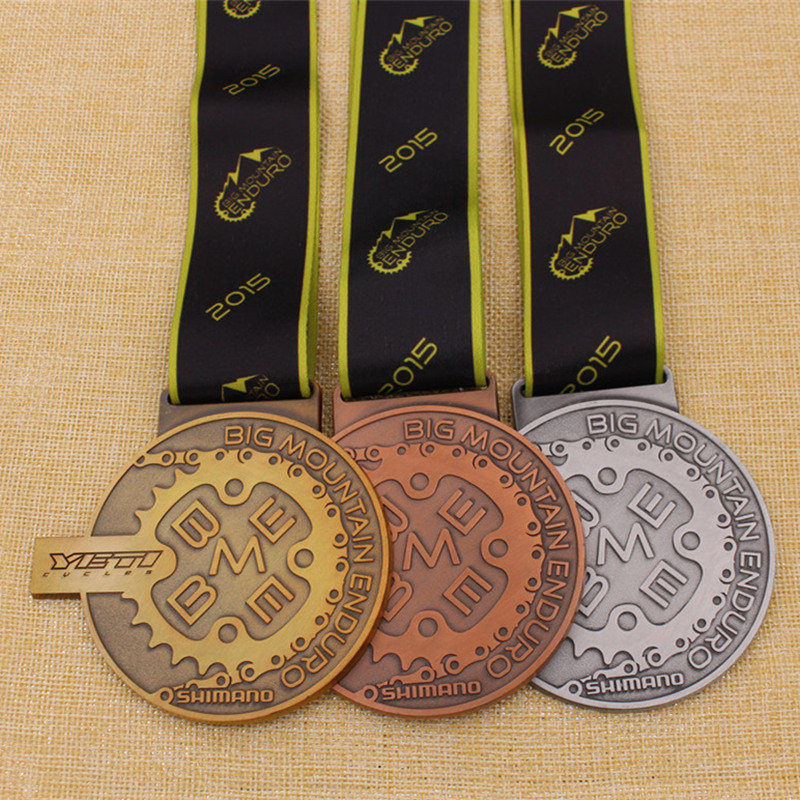 Custom Gold Silver Bronze Sport Metal Customized Medal