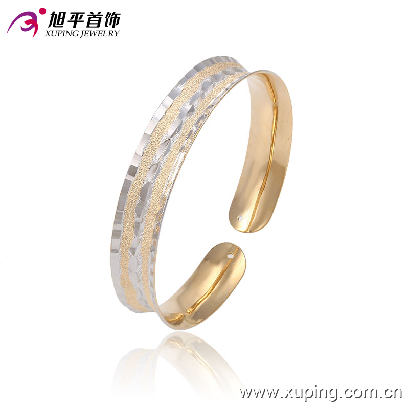 New Fashion Xuping Elegant Simple Multicolor Imitation Jewelry Bangle with in Brass and Alloy 51355