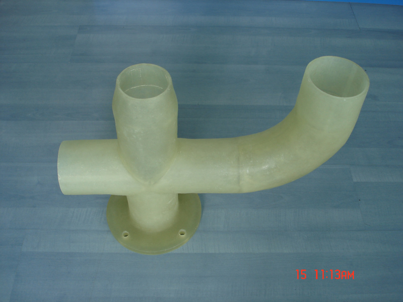 Fiberglass Tee with Different Dimensions and Thickness