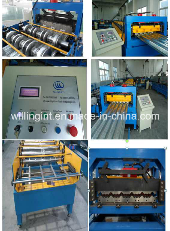 Steel Glazed Floor Deck Roll Forming Machinery