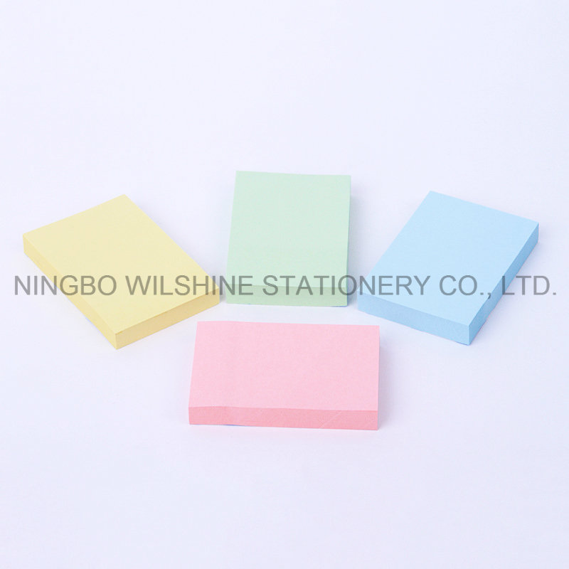 Cheap Self Adhesive Neon Sticky Note Fancy Memo Pad (SN016)