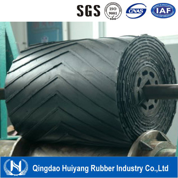 Chevron Rubber Cleated Conveyor Belt