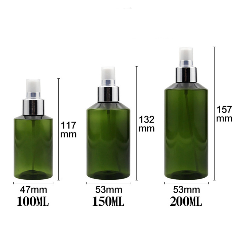 Factory Wholesale Green Plastic Bottle for Perfume (PB12)