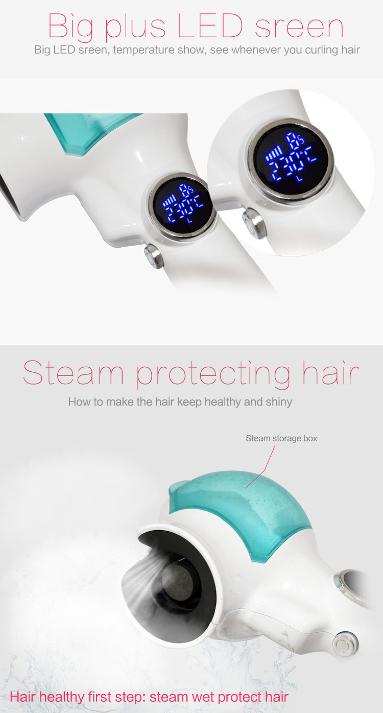 Home Use Hair Products Electric Steam Hair Curler