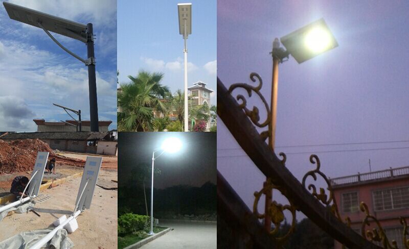 High Efficiency 5 Years Warranty Integrated Solar LED Street Light 20W