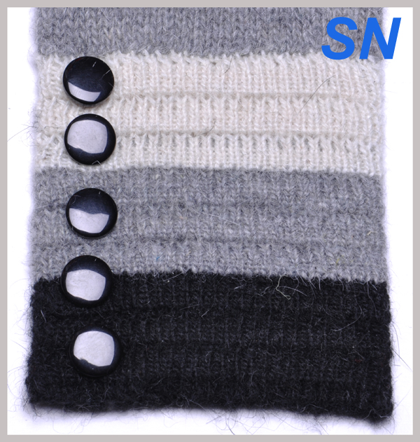 Fashion Lady Grey Elegant Long Touch Screen Wool Gloves