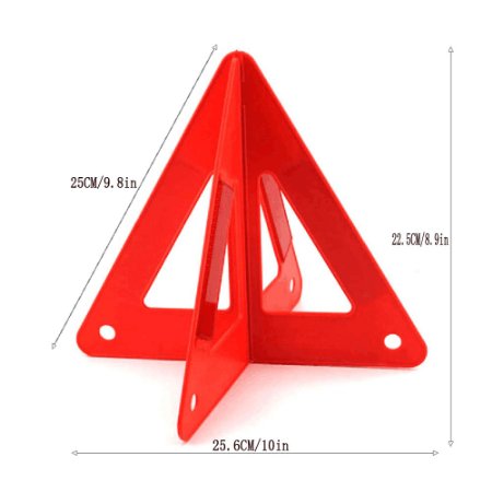 Plastic Traffic Safety Warning Triangle Traffic Sign