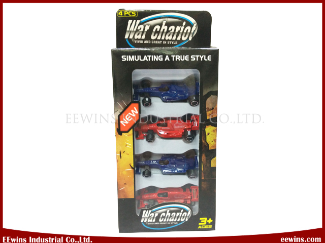 Die Cast Metal Car Toys 4 in 1 Racing Car Model Toys