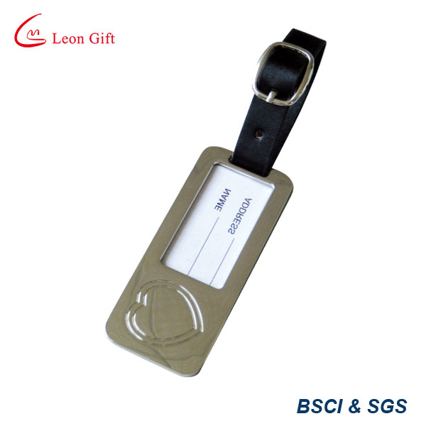 Zinc Alloy Silver Luggage Tag for Promotion Gift