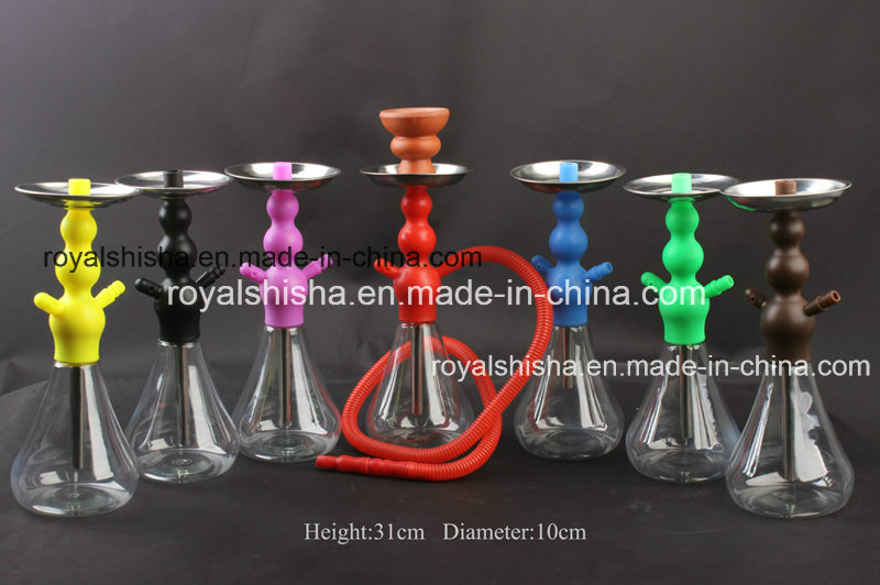 2017 New Style China Portable Apple Shape Shisha with LED Acrylic Hookah