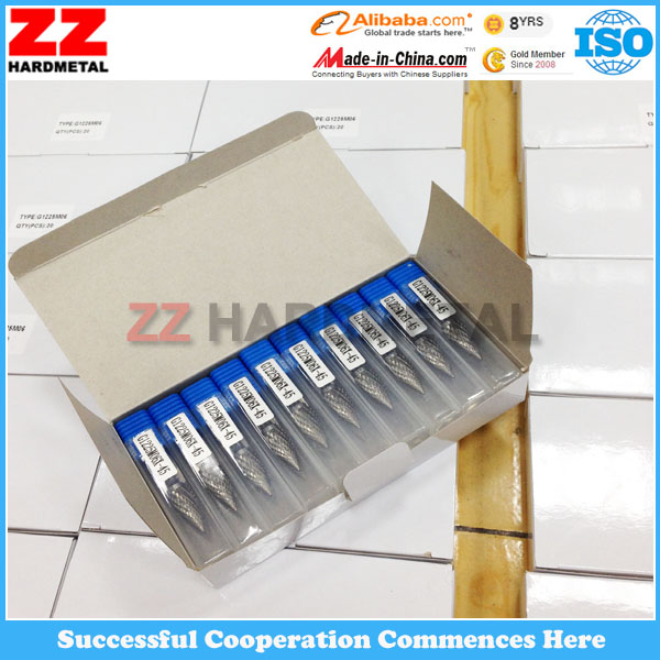 Wear Resistant Hard Alloy Rotary Double Cut Bur Set