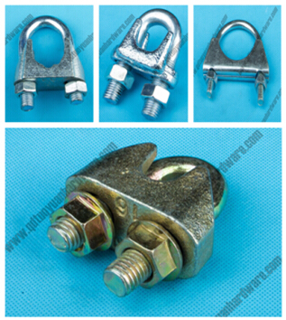 U. S. Type Malleable Steel Wire Rope Clip Drop Forged for Fastener