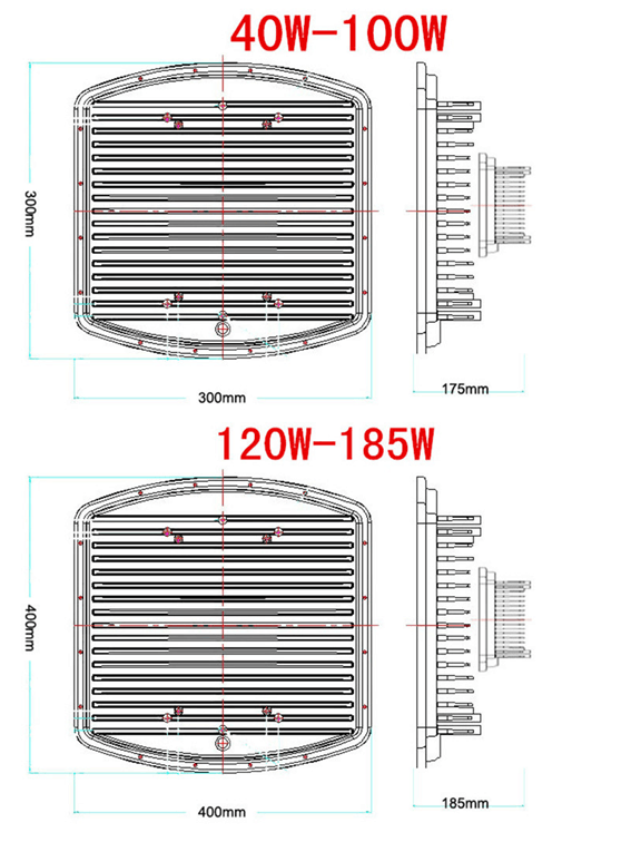 Atex Approval 150 Watt Gas Station LED Lights with Atex/UL/TUV/CE/RoHS