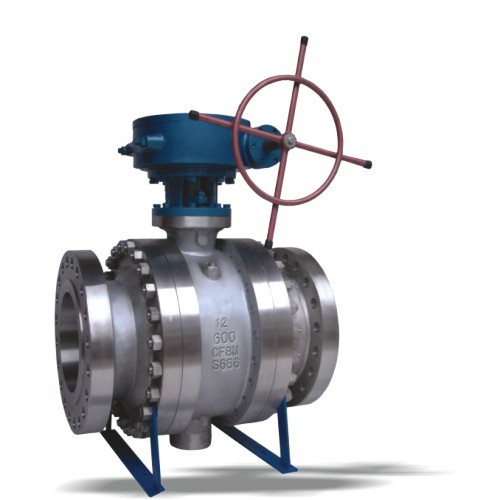 Manufacturer Class 600 Cast Steel Trunnion Flanged Ball Valve