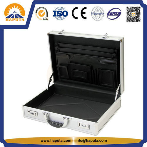 Aluminum Business Attache Briefcase Laptop Case for File (HL-2218)