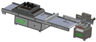 TM-Z1 Oblique Arm Type Screen Printer Connect UV Curing Machine